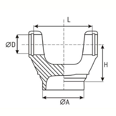 end yoke 39118